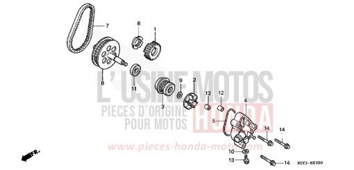 WATER PUMP FES125W de 1998